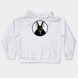 cool bunny Kids Hoodie